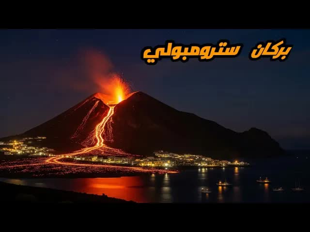 سترومبولي: بركان إيطاليا النشط ومصدر جذب سياحي
