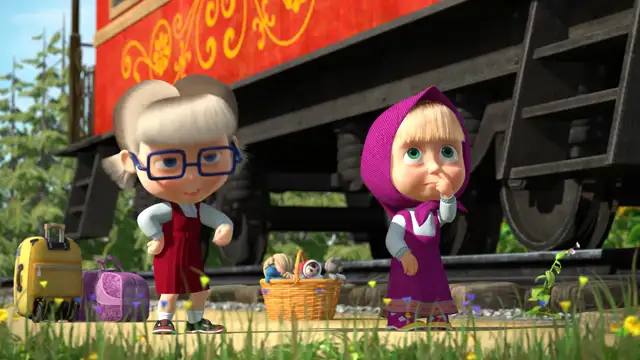 Masha e Orso_S03E01_Il ritorno di Masha _ Rane, baci e arti miracolose da definire _ Ninna nanna rock!