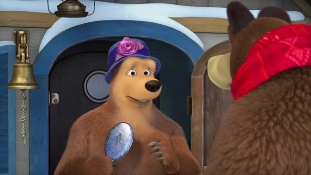 Masha e Orso_S05E06_La principessa e il drago _ L'amore, l'amore _ Un mostro spaventoso
