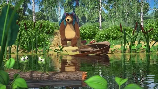 Masha e Orso_S05E08_Troppo forte _ Un giro in moto _ Pasta la vista _ Belli addormentati